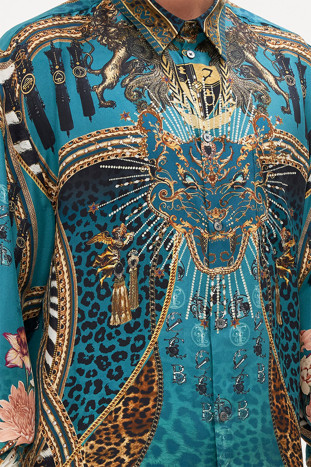 MENS OVERSIZED SHIRT TIGER PANTS