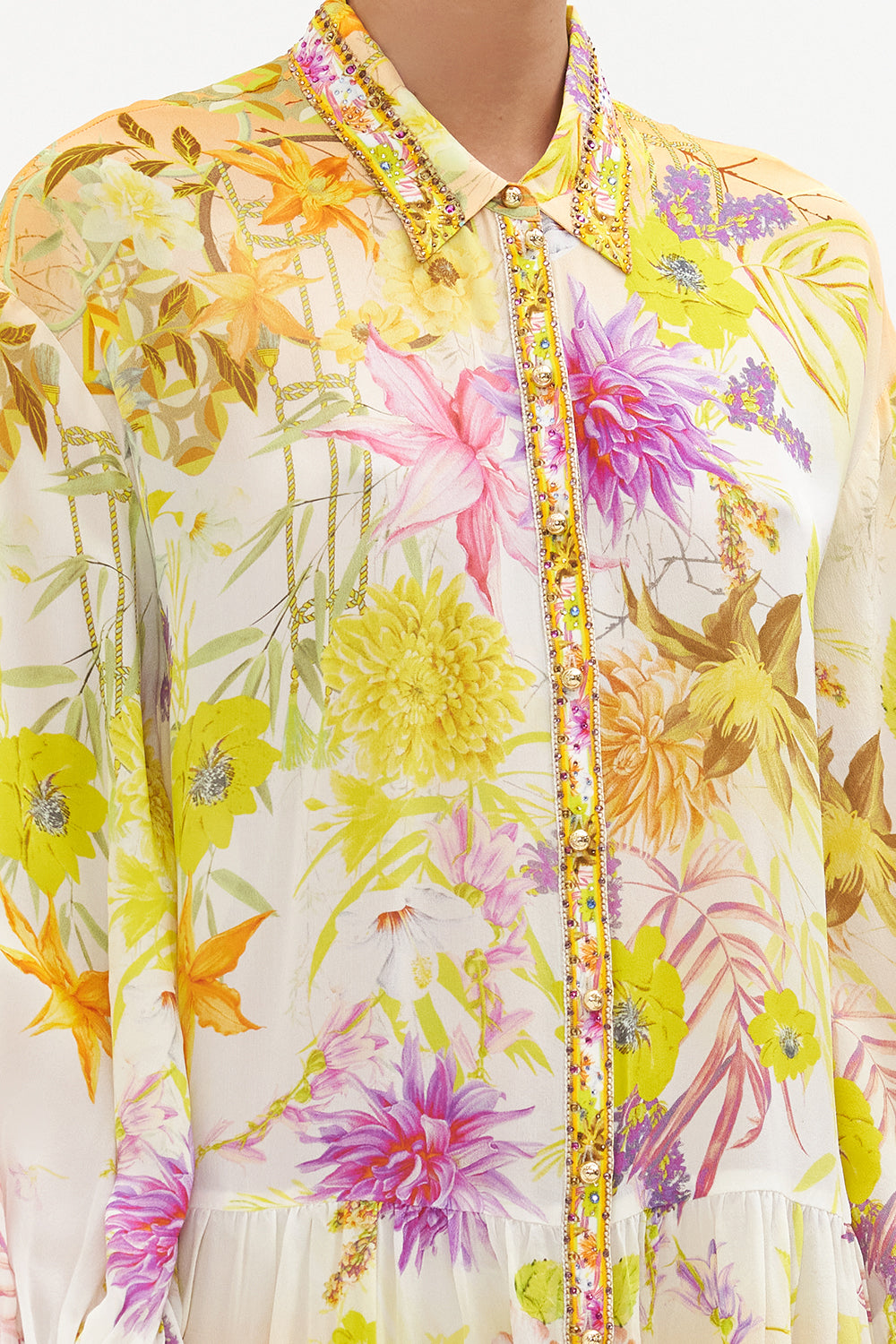 TIERED SHIRT DRESS HOW DOES YOUR GARDEN GROW