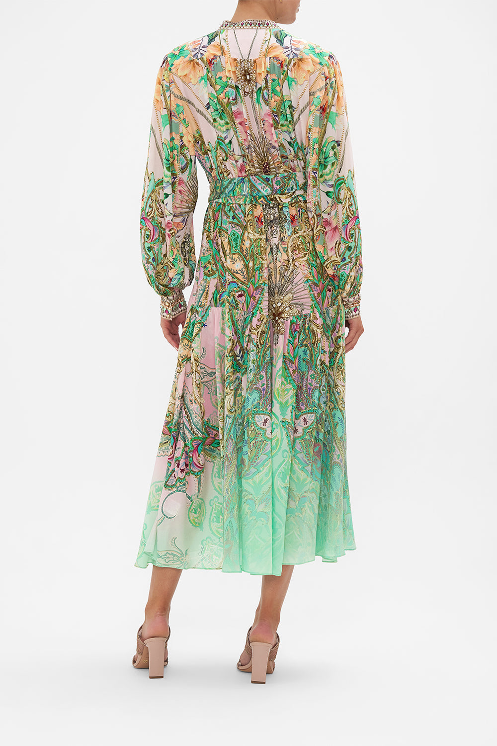 BUTTON THROUGH DRESS WITH YOKE LOST CITY