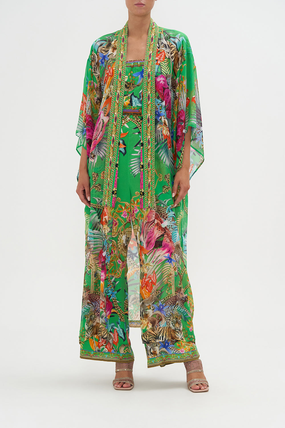 Kimono Layer With Collar Curious And Curiouser print by CAMILLA