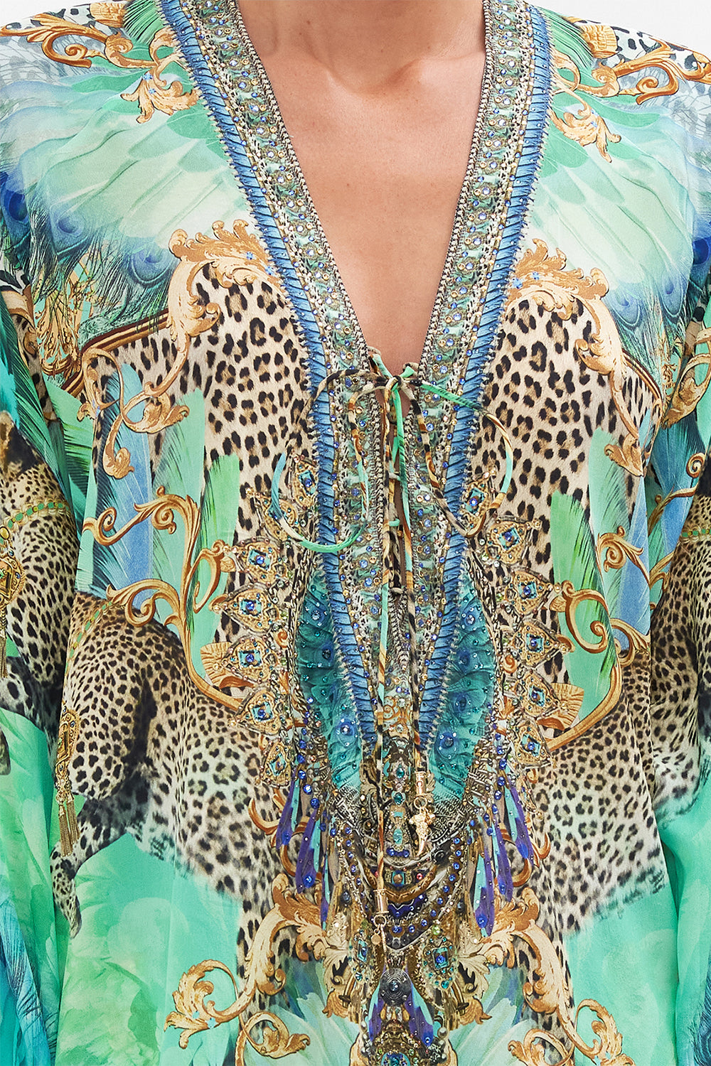 LACE UP BLOUSE LAY OF THE LAND