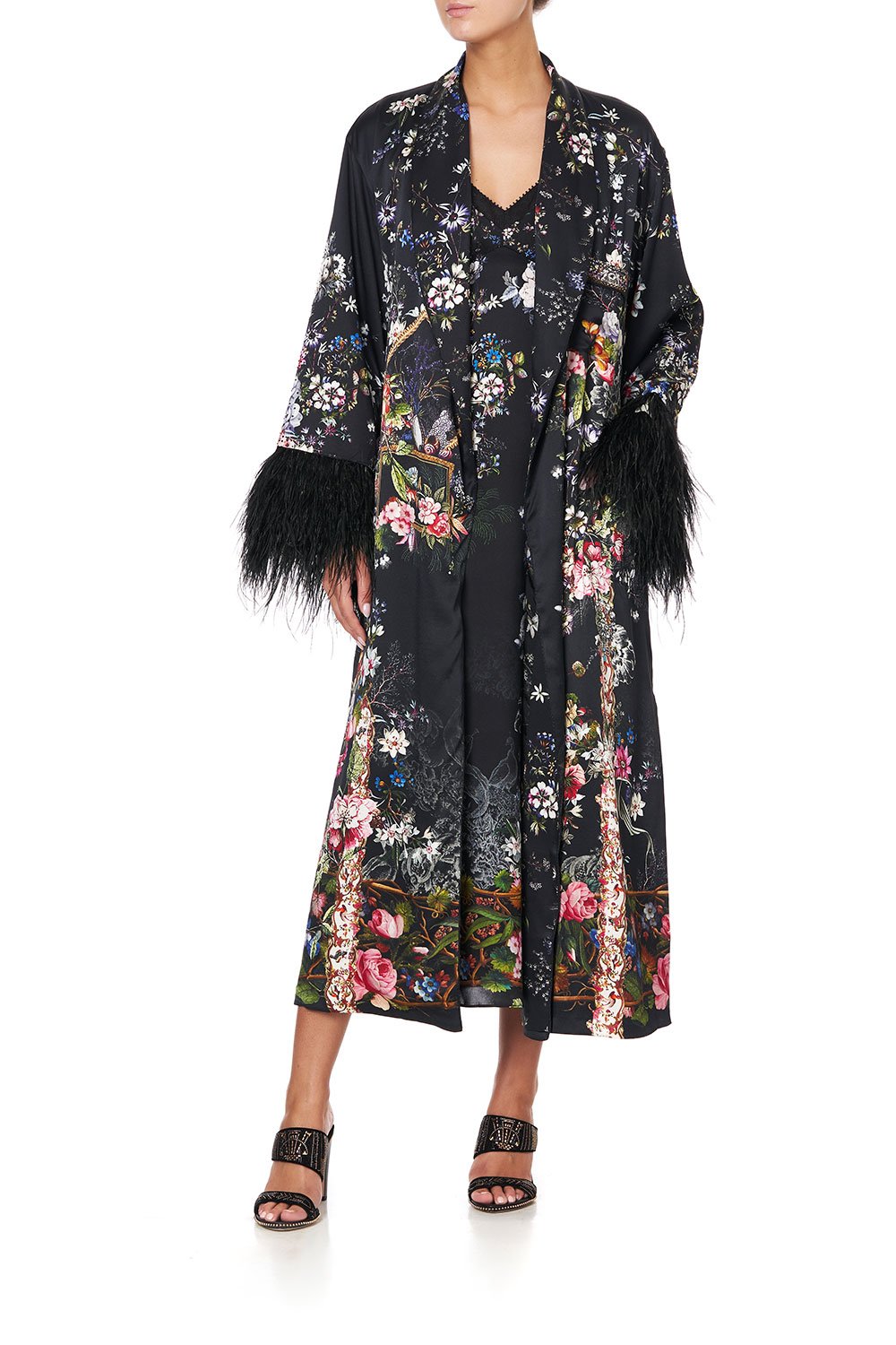 LONG ROBE WITH FLARED SLEEVE FROM THE ARCHIVES