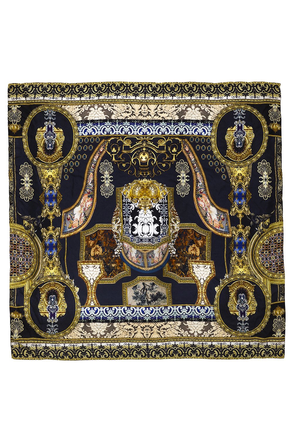 SQUARE SCARF MIDNIGHT MEETING