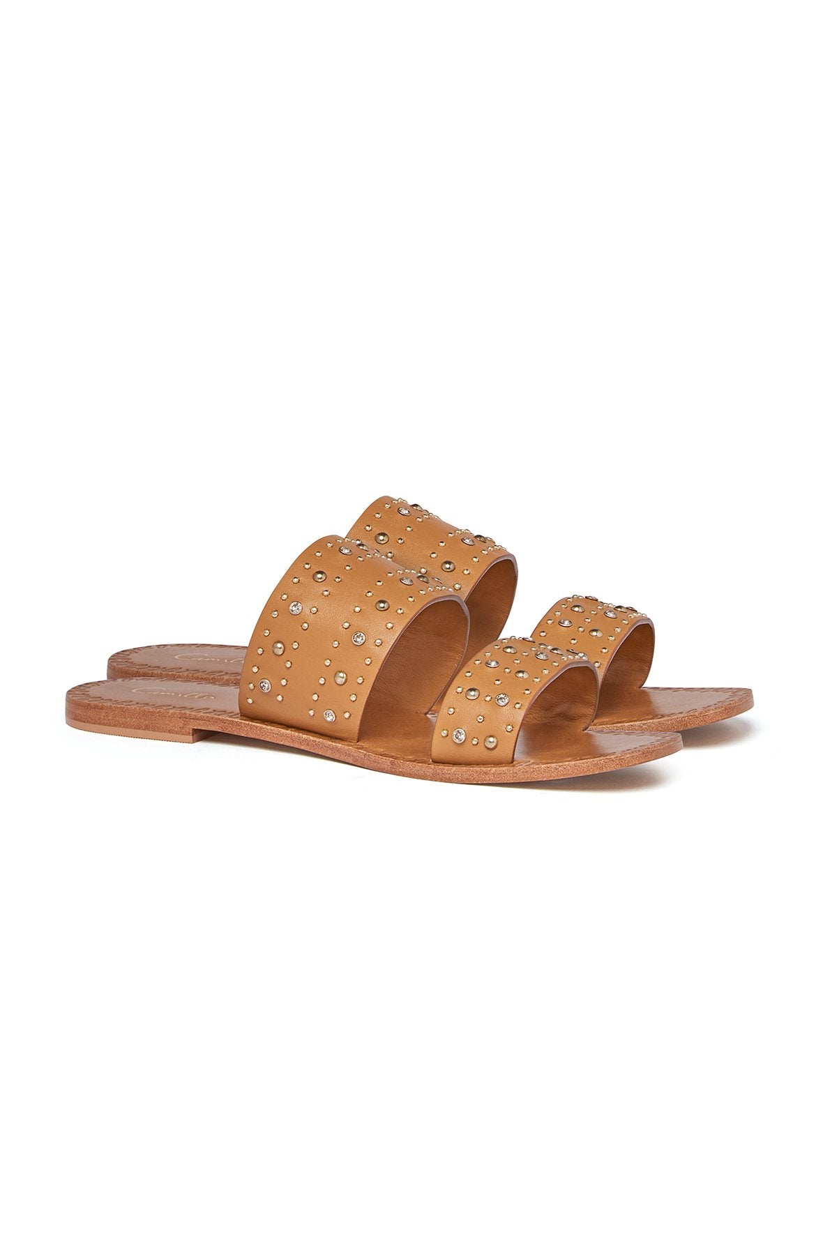 KNOTTED FOOTBED SLIDE MOTO MAIKO