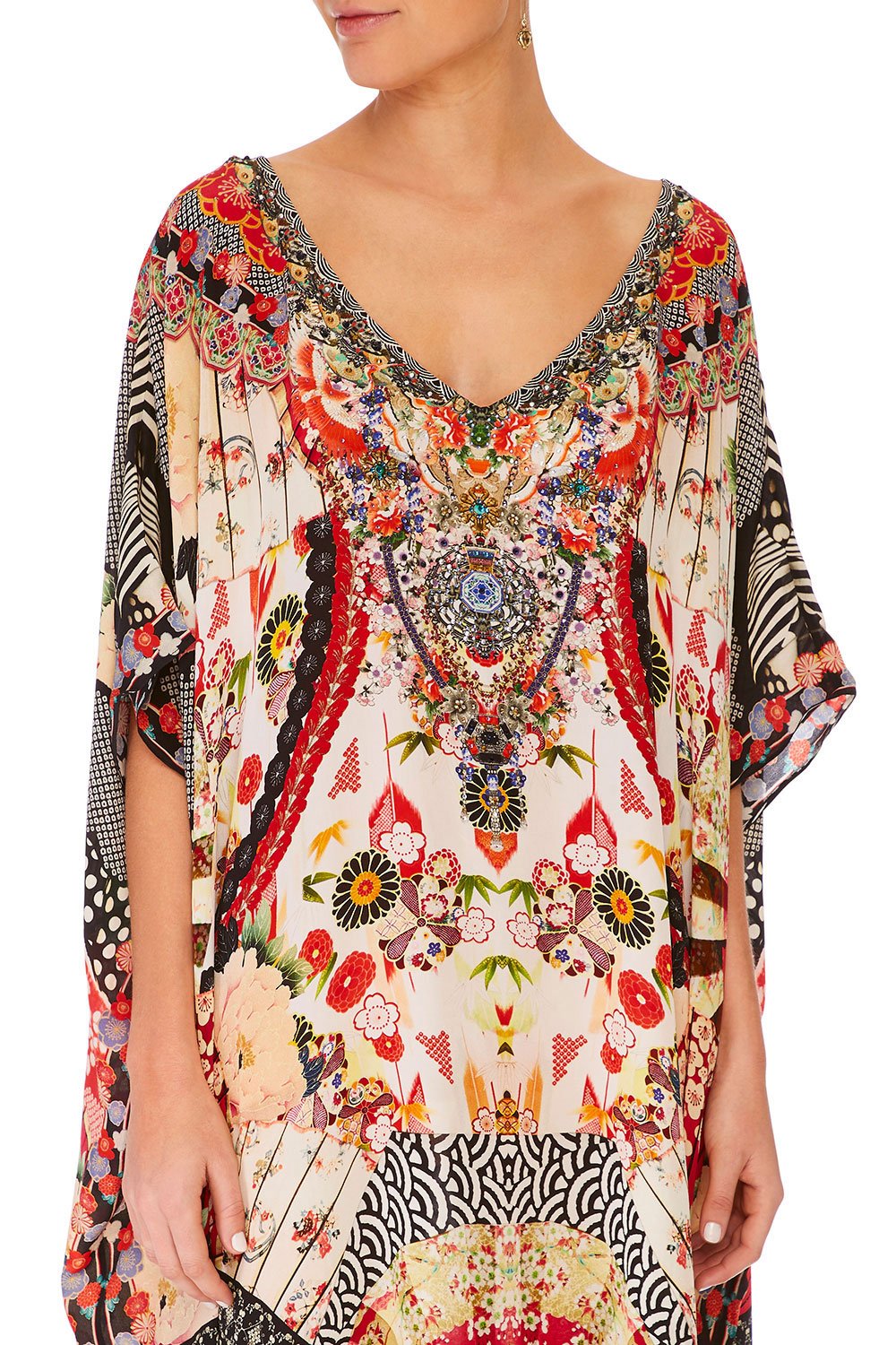 V NECK KAFTAN VINTAGE VIXEN