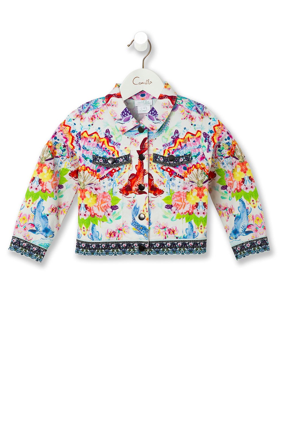 KIDS' DENIM JACKET DRAGON DIVINITY