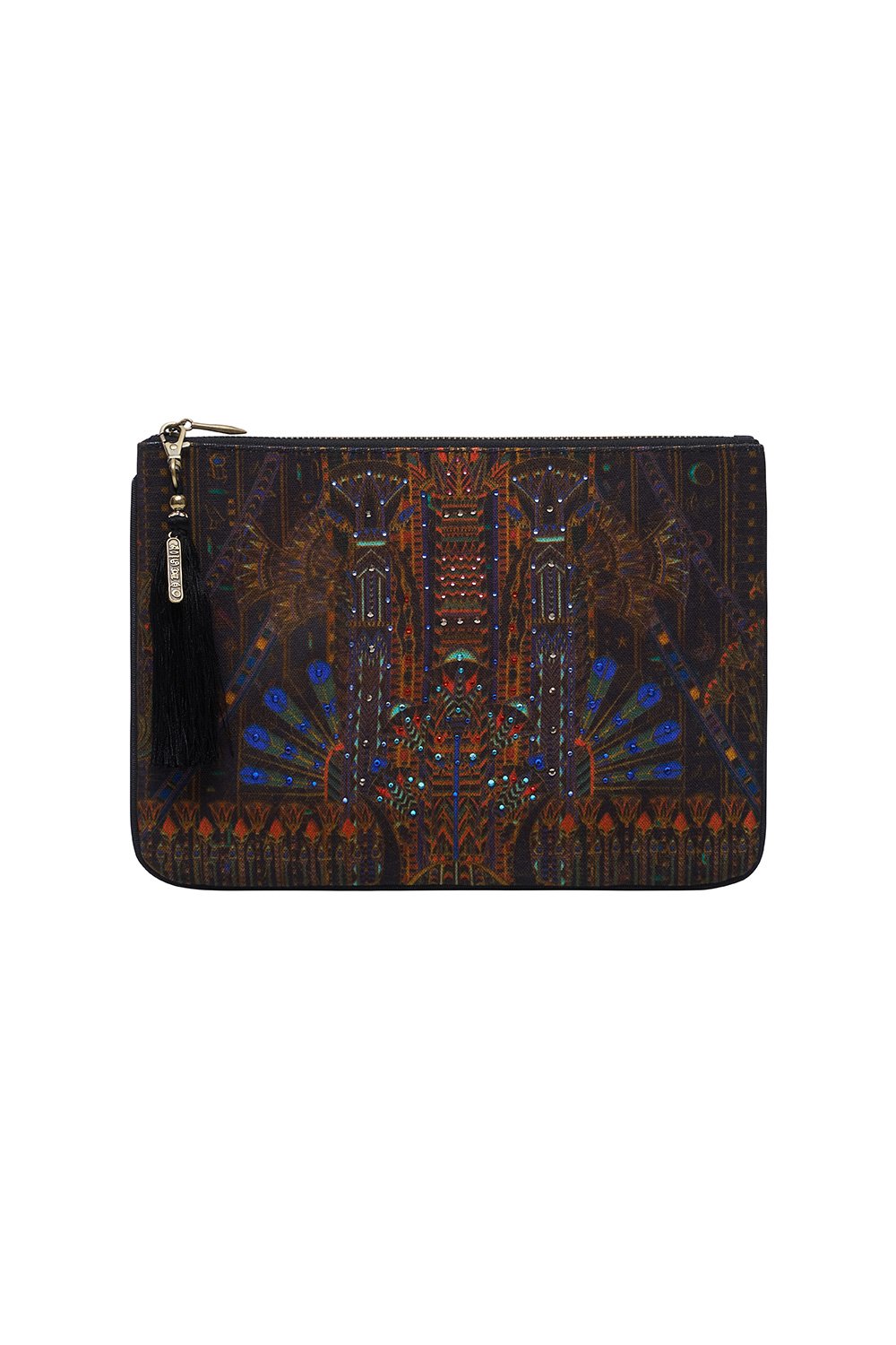 SMALL CANVAS CLUTCH GATEWAY TO GIZA