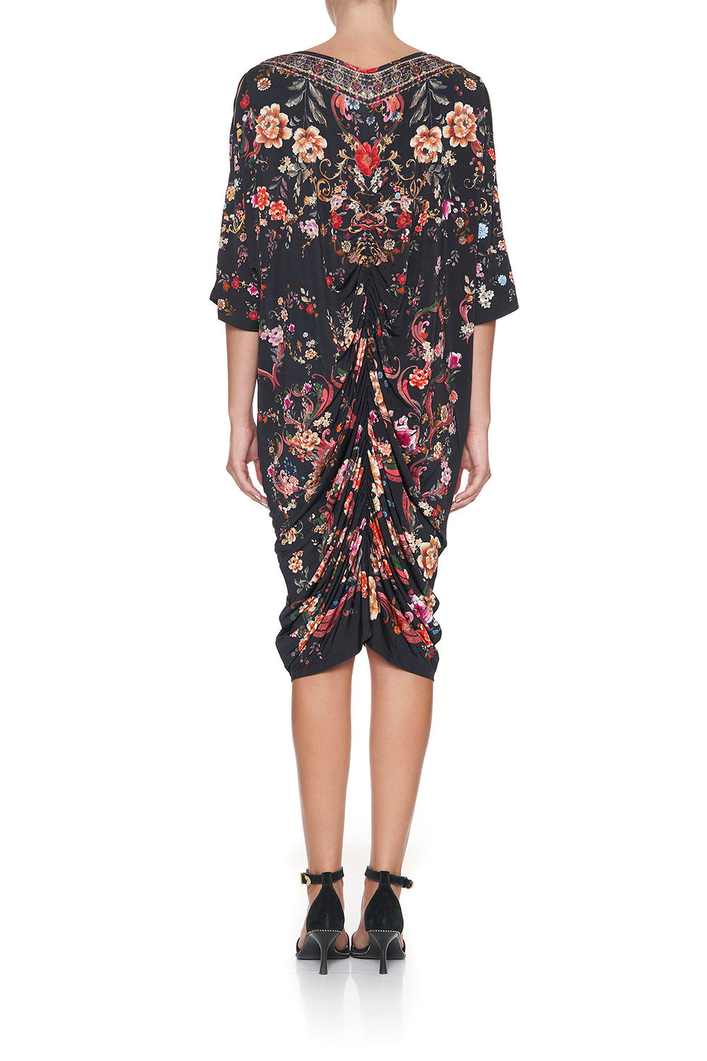 SHORT DRAPED JERSEY DRESS A GIRL LIKE YOU