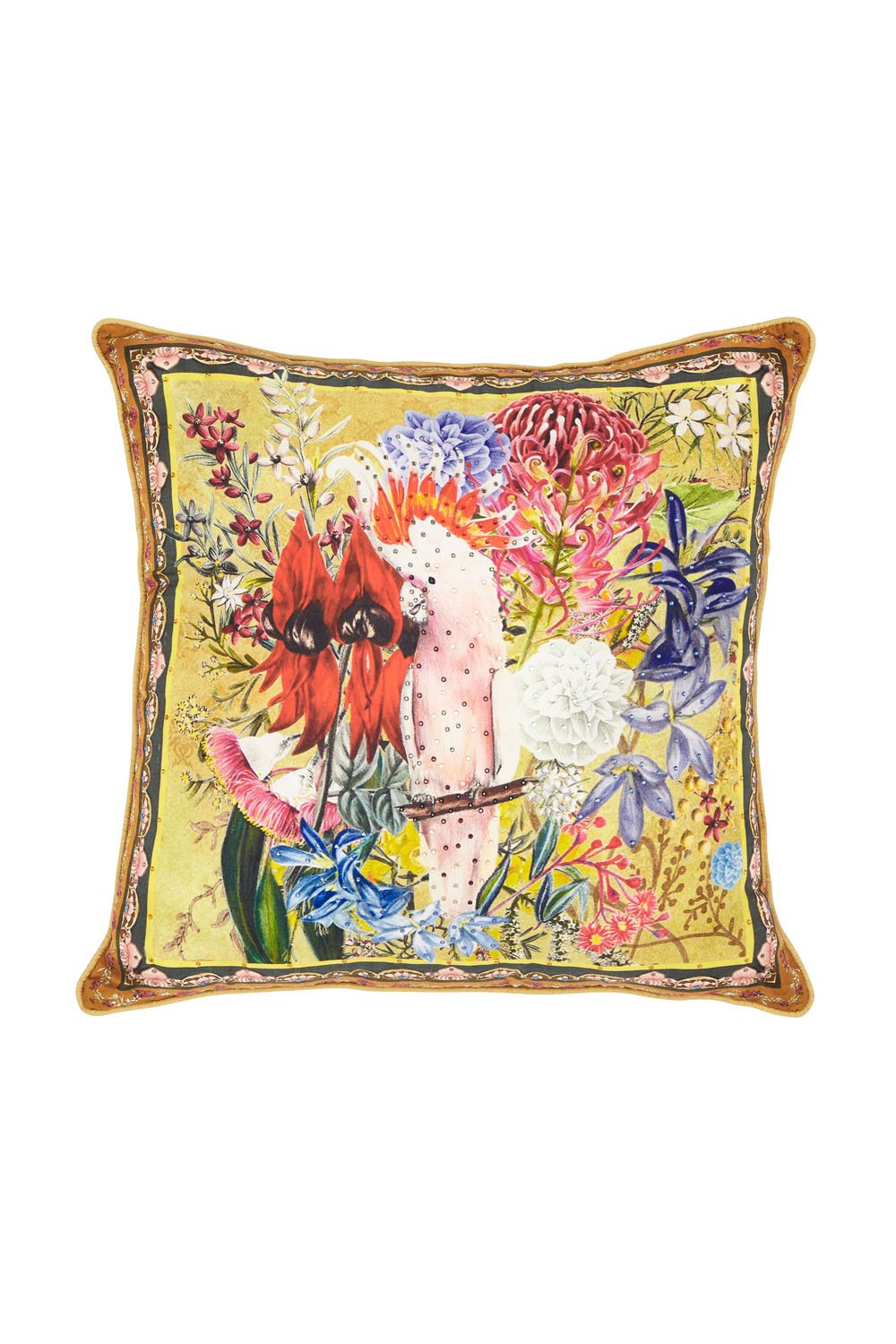 SMALL SQUARE CUSHION AMONG THE GUMTREES