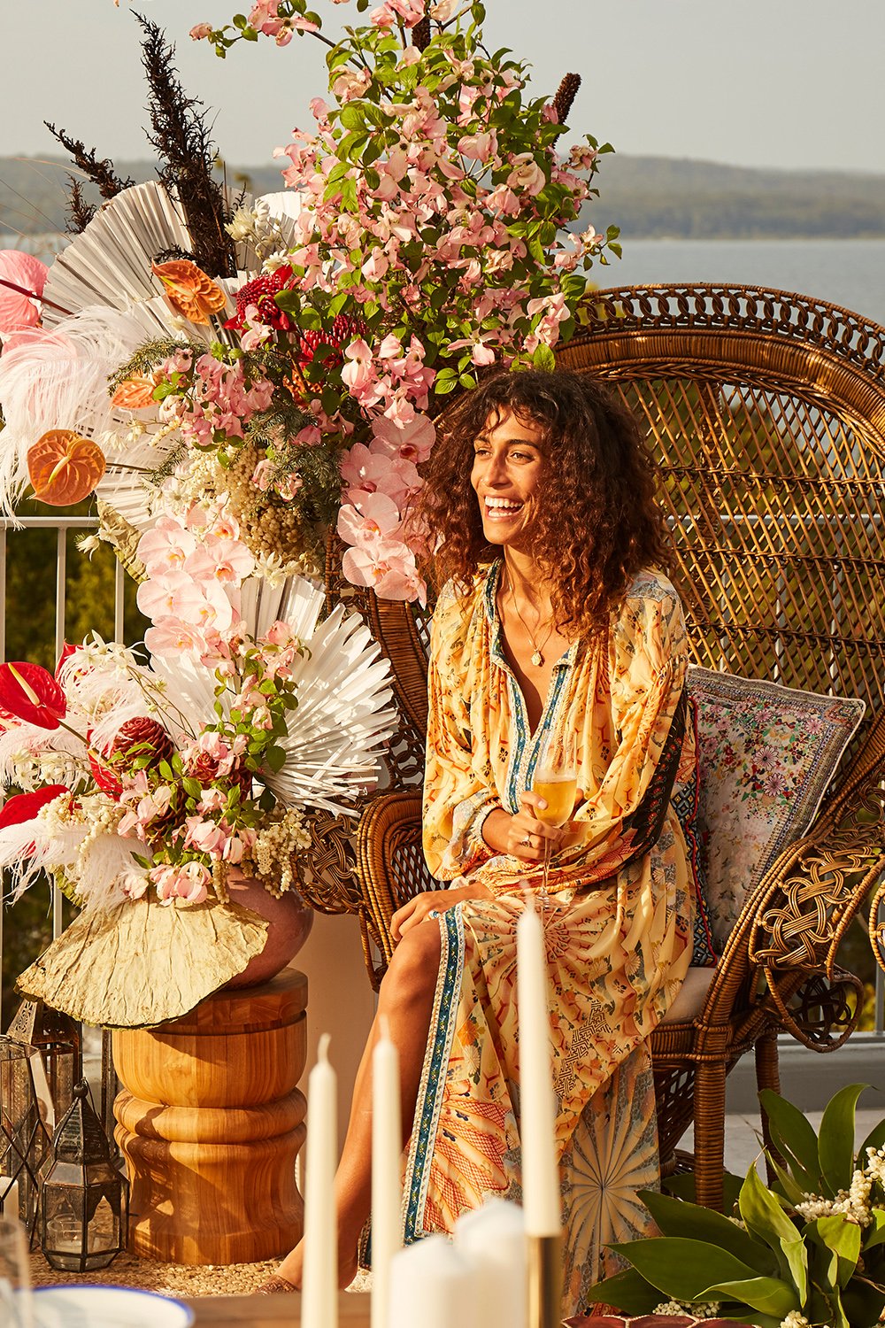 LOOSE FIT DRESS WITH TIE WAIST FOR THE FANS