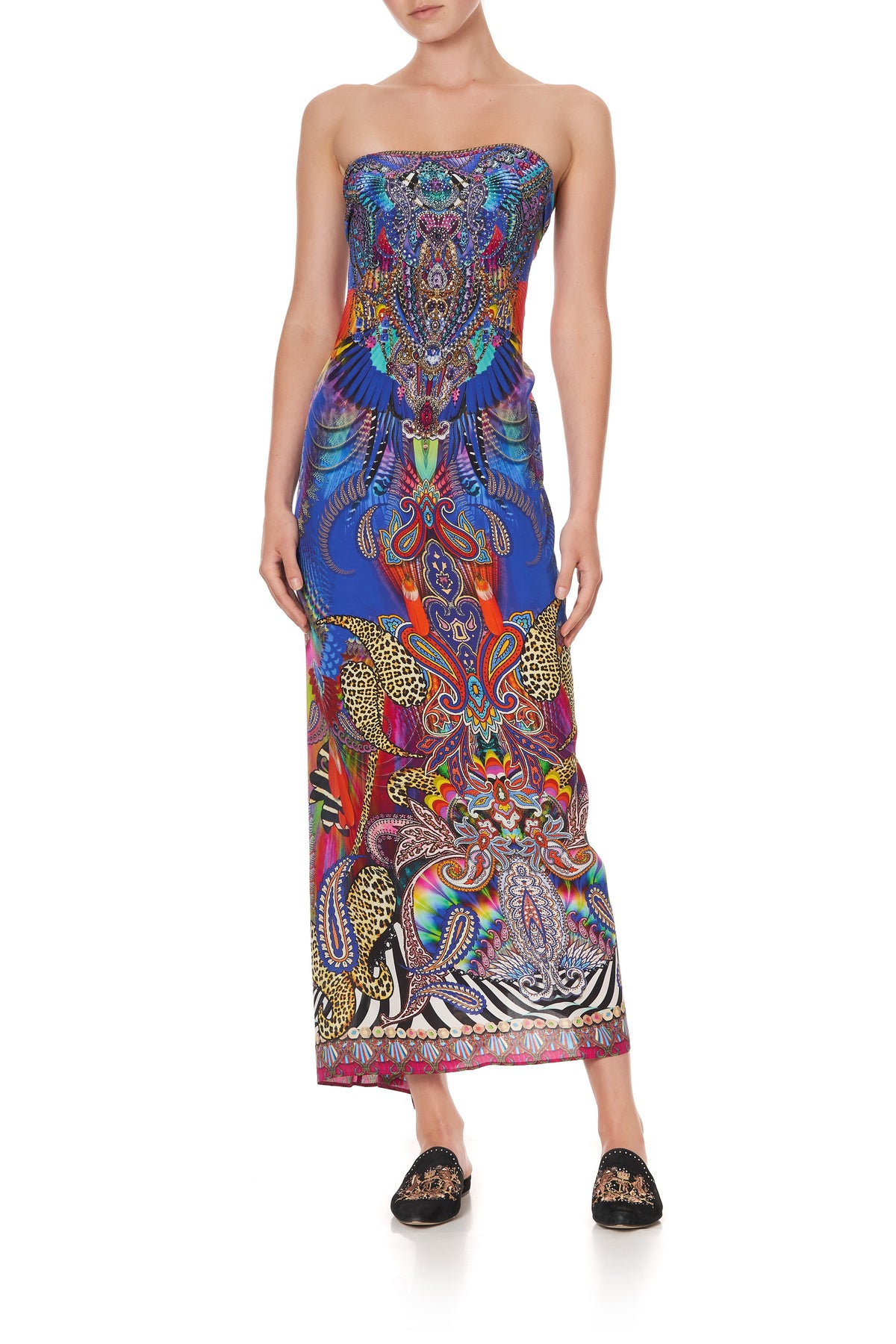 ROUND NECK KAFTAN PSYCHEDELICA