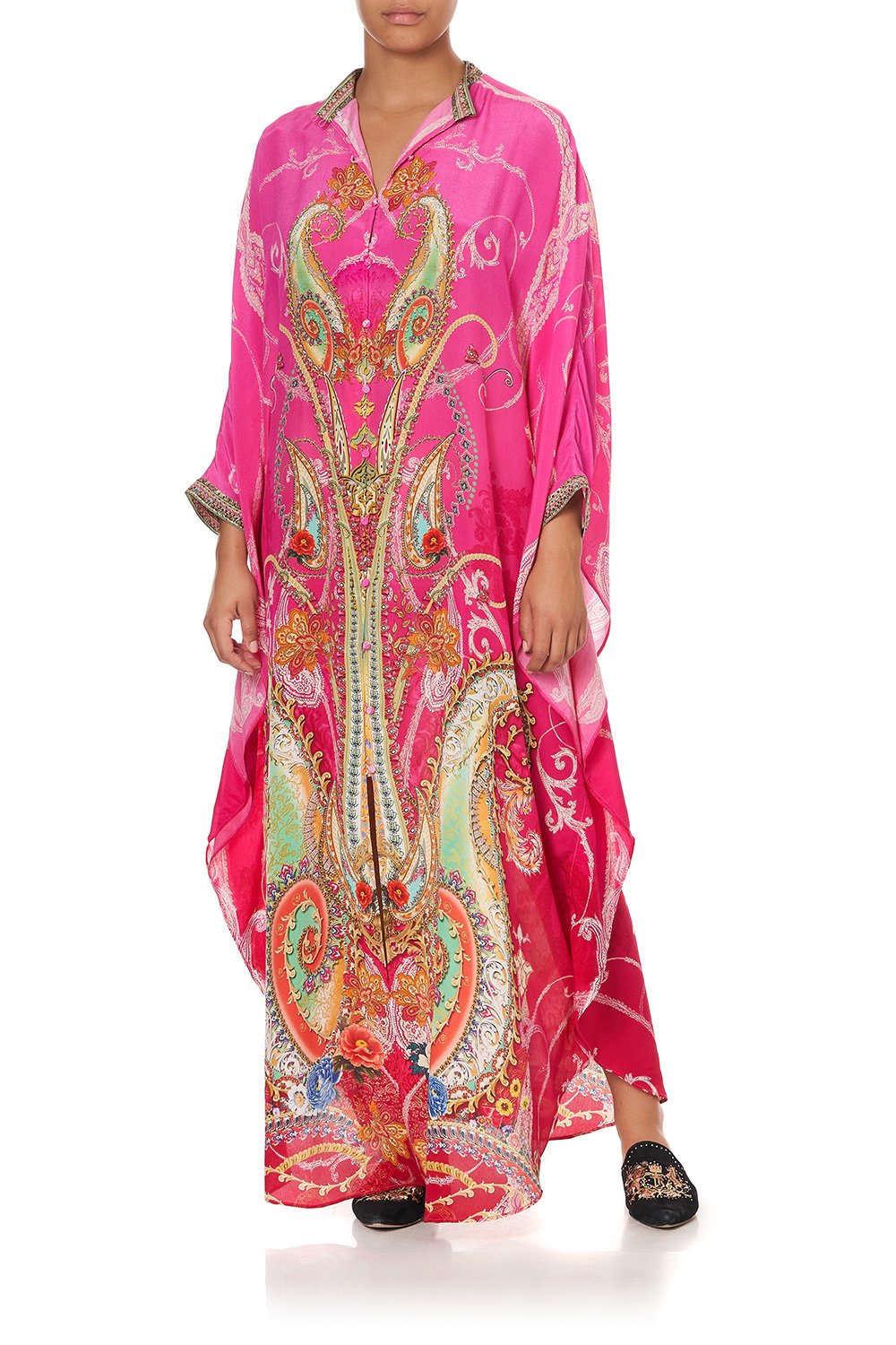 KAFTAN WITH HIGH COLLAR STAND RAINBOW RHYTHM