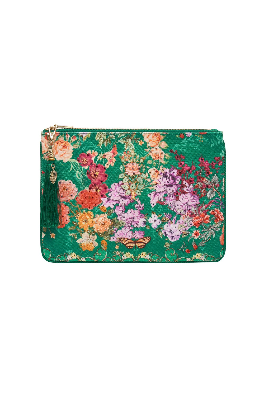 SMALL CANVAS CLUTCH DIARIES FROM A VILLA