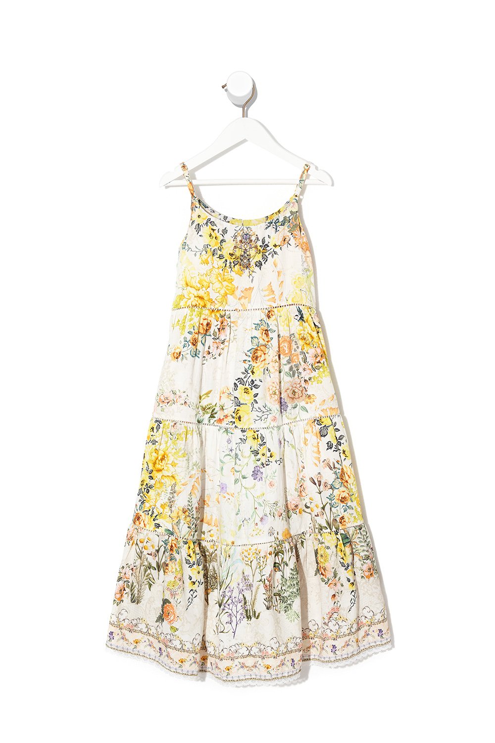 INFANTS HIGH LOW HEM DRESS IN THE HILLS OF TUSCANY