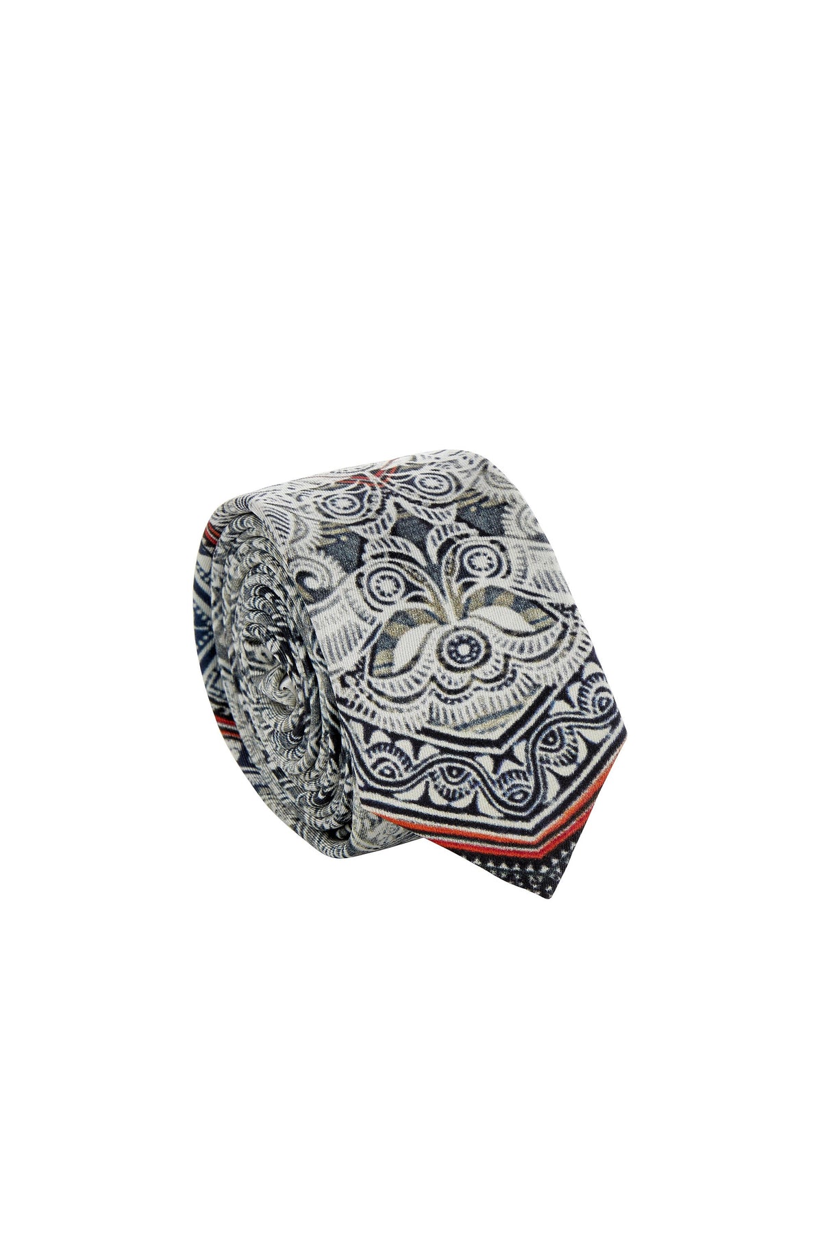 ANTIQUE BATIK MEN'S THIN TIE