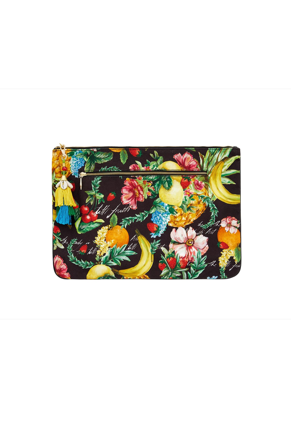 CALL ME CARMEN LARGE CANVAS CLUTCH