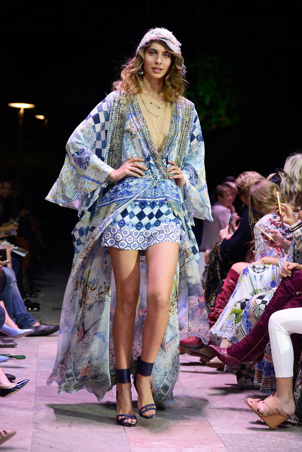 LOVERS DREAM OVERLAY WRAP PLAYSUIT