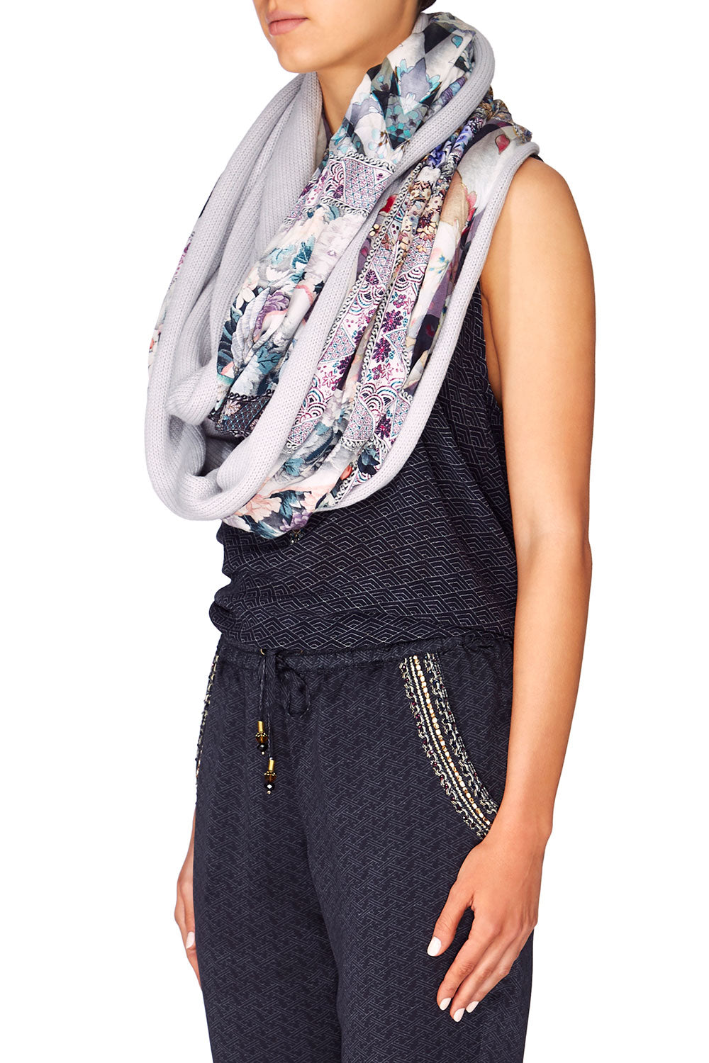 CAMILLA IN HER SHOES DOUBLE SIDED SCARF