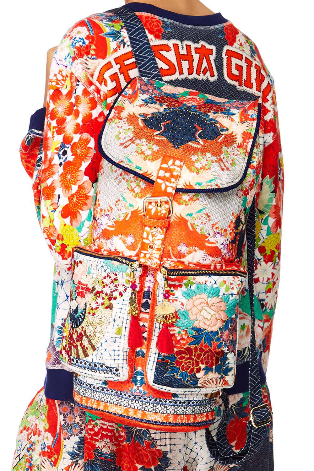 CAMILLA GEISHA GIRL EMBELLISHED BACKPACK