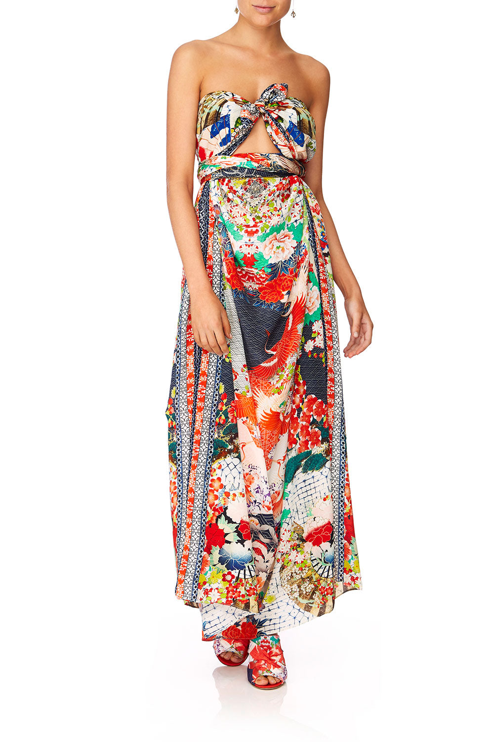 ROUND NECK KAFTAN GEISHA GIRL – CAMILLA