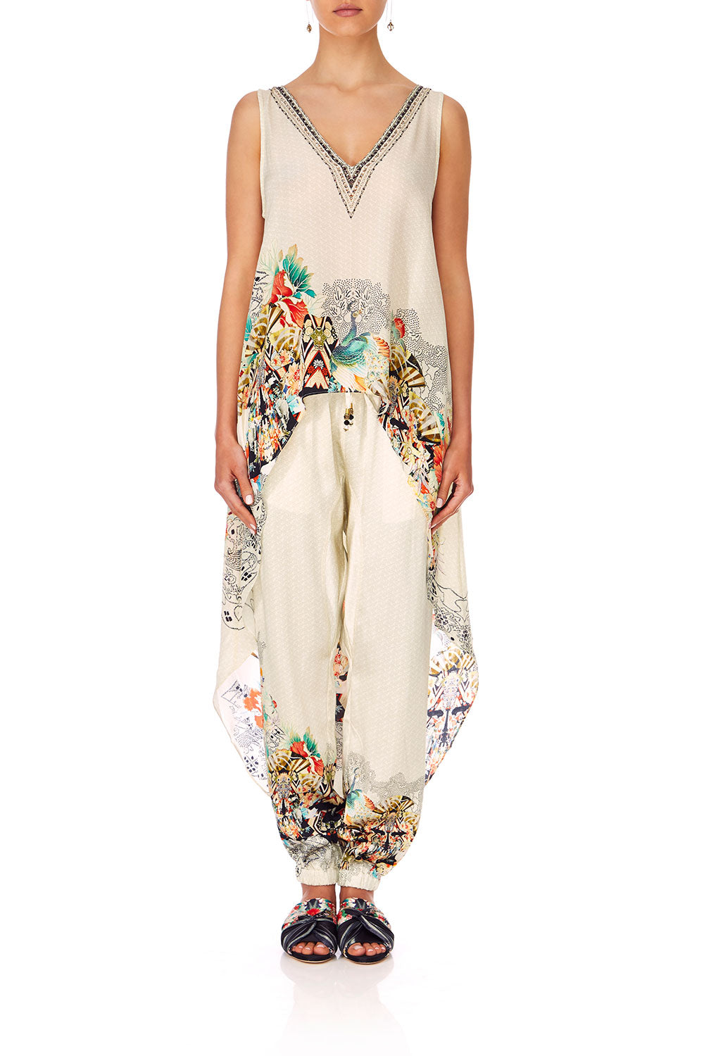 CAMILLA LOVE SPELLS HIGH LOW CROSS BACK TOP