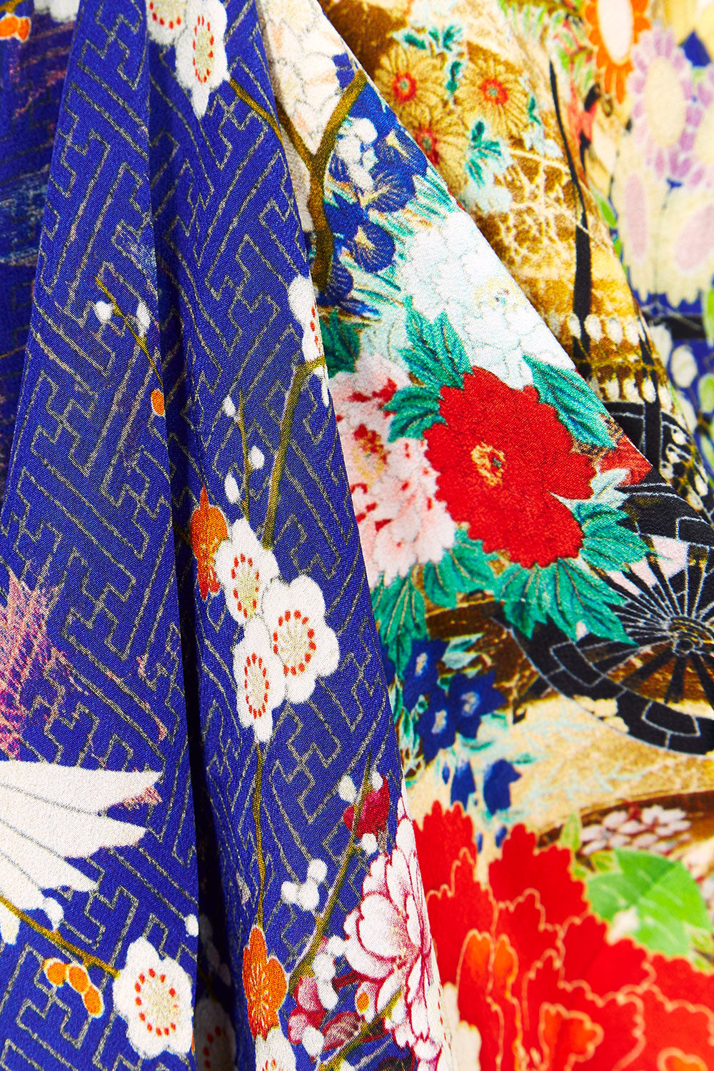 CAMILLA MAIKOS MIDNIGHT CROSS OVERLAY HALTER DRESS