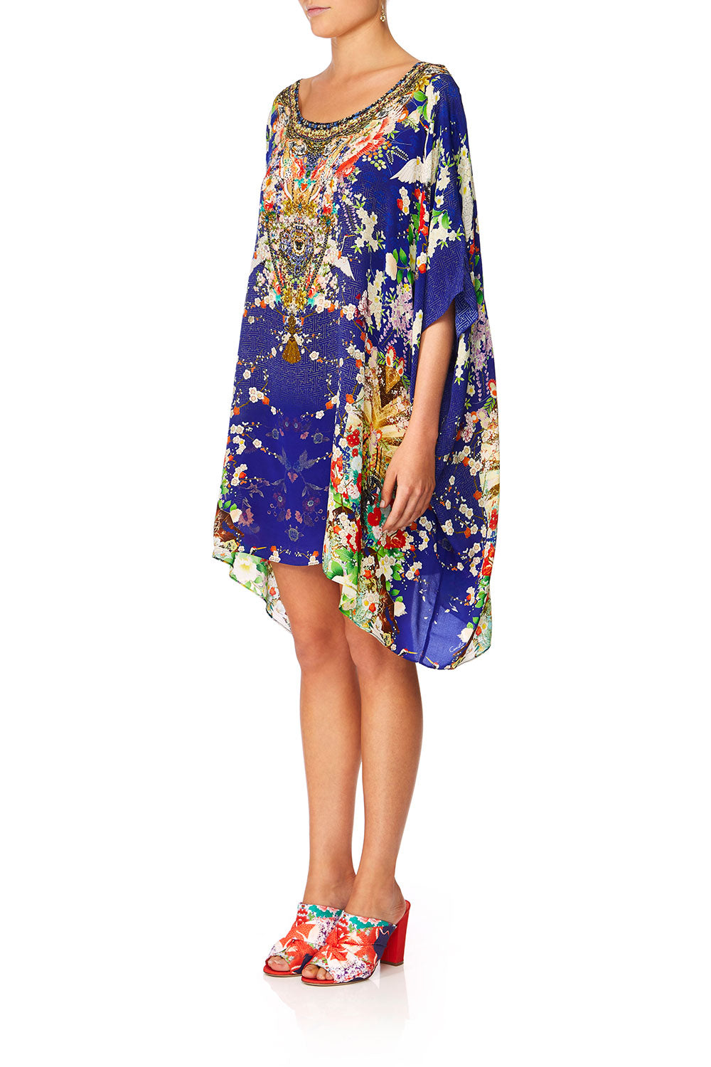 SHORT ROUND NECK KAFTAN DRESS UP BOX main image 0