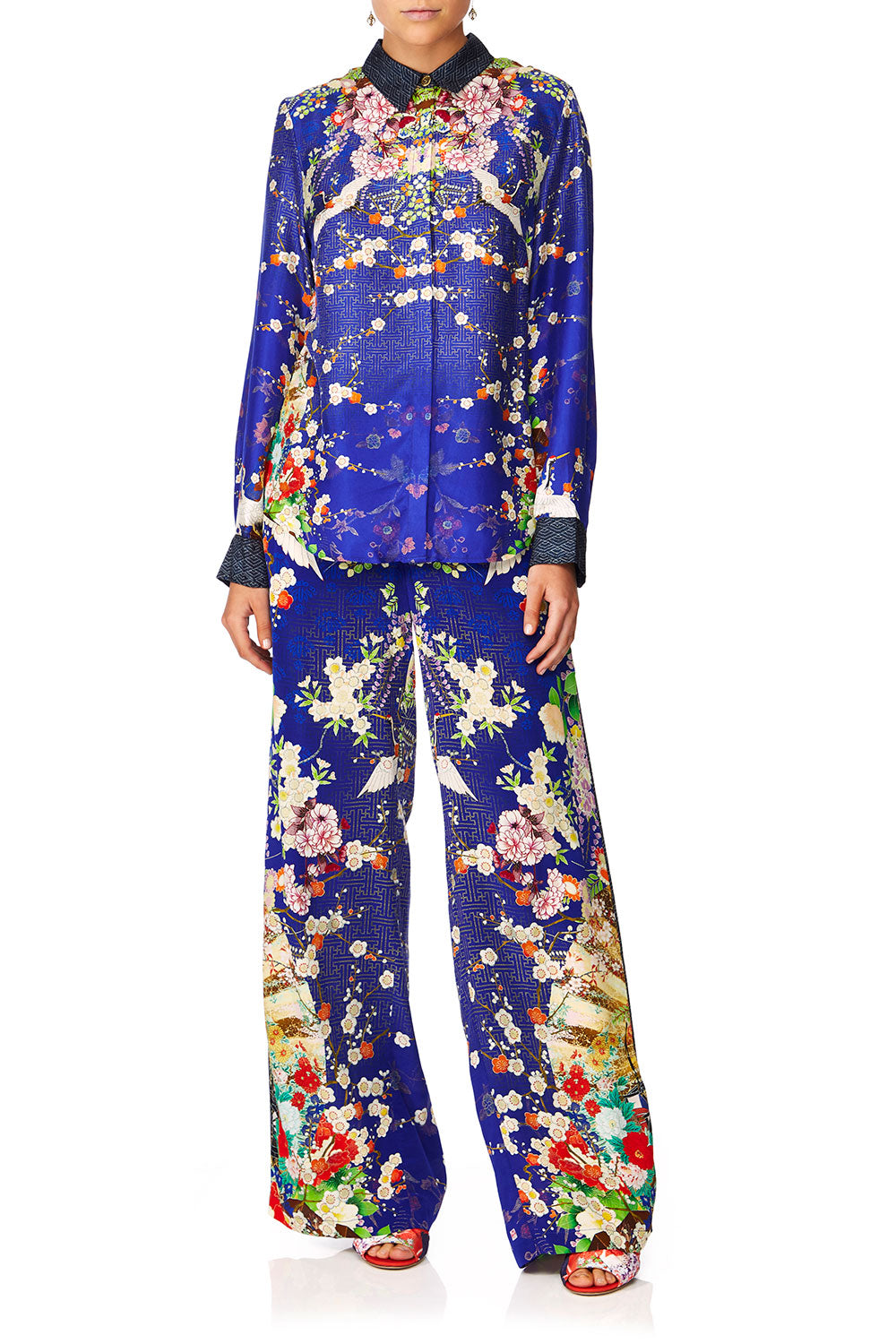 CAMILLA MAIKOS MIDNIGHT SLIM FIT LONG SLEEVE SHIRT