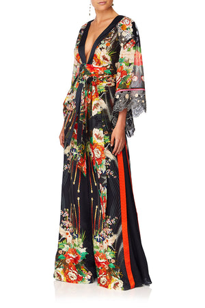KIMONO WITH EMBROIDERY INSERTS QUEEN OF KINGS – CAMILLA