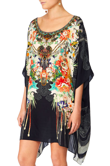 SHORT ROUND NECK KAFTAN BANSHEE BECKONS main image 0