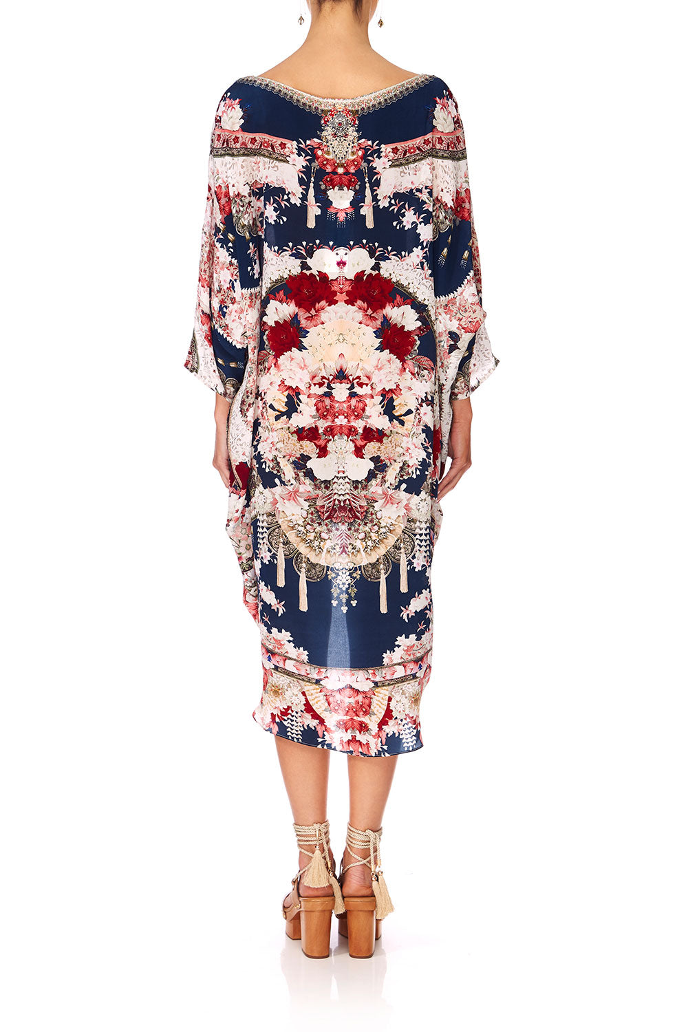 CAMILLA TWIN SHADOW SCOOP BACK HEM DRESS