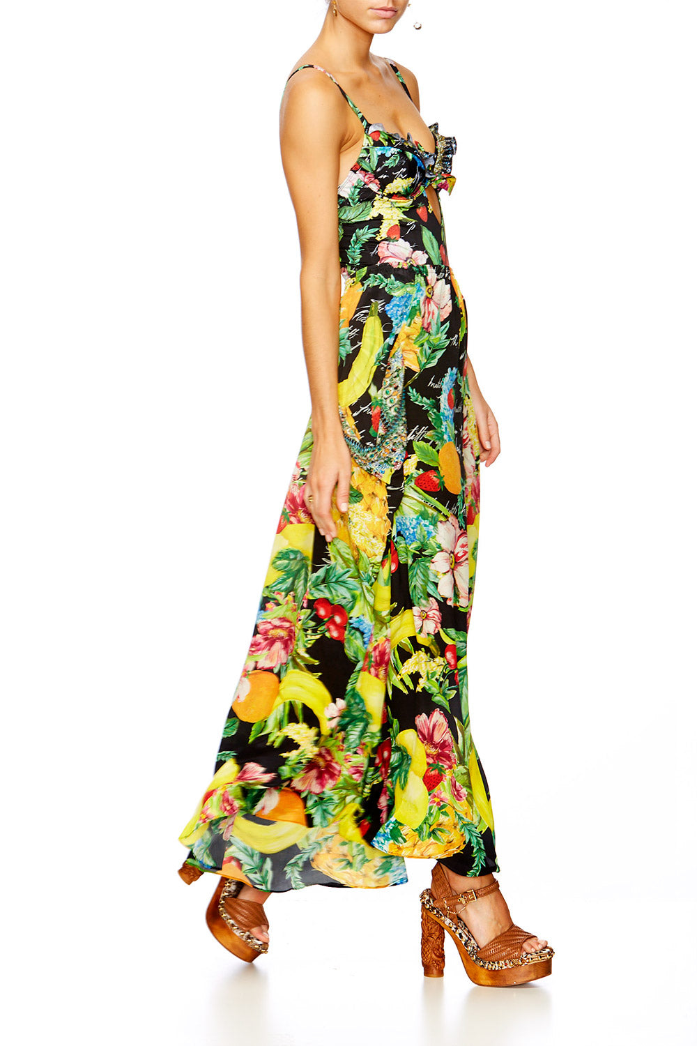 CALL ME CARMEN FRILL TAB TIE ONE PIECE