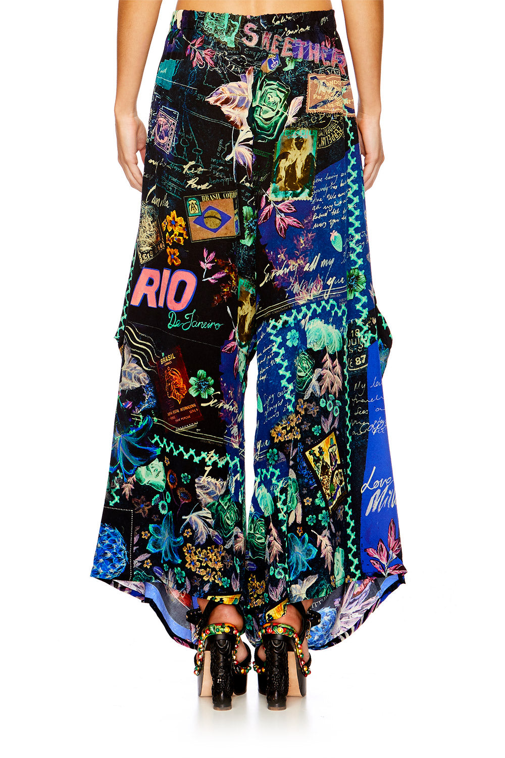 YOUVE GOT MAIL WIDE LEG TROUSER W POCKETS