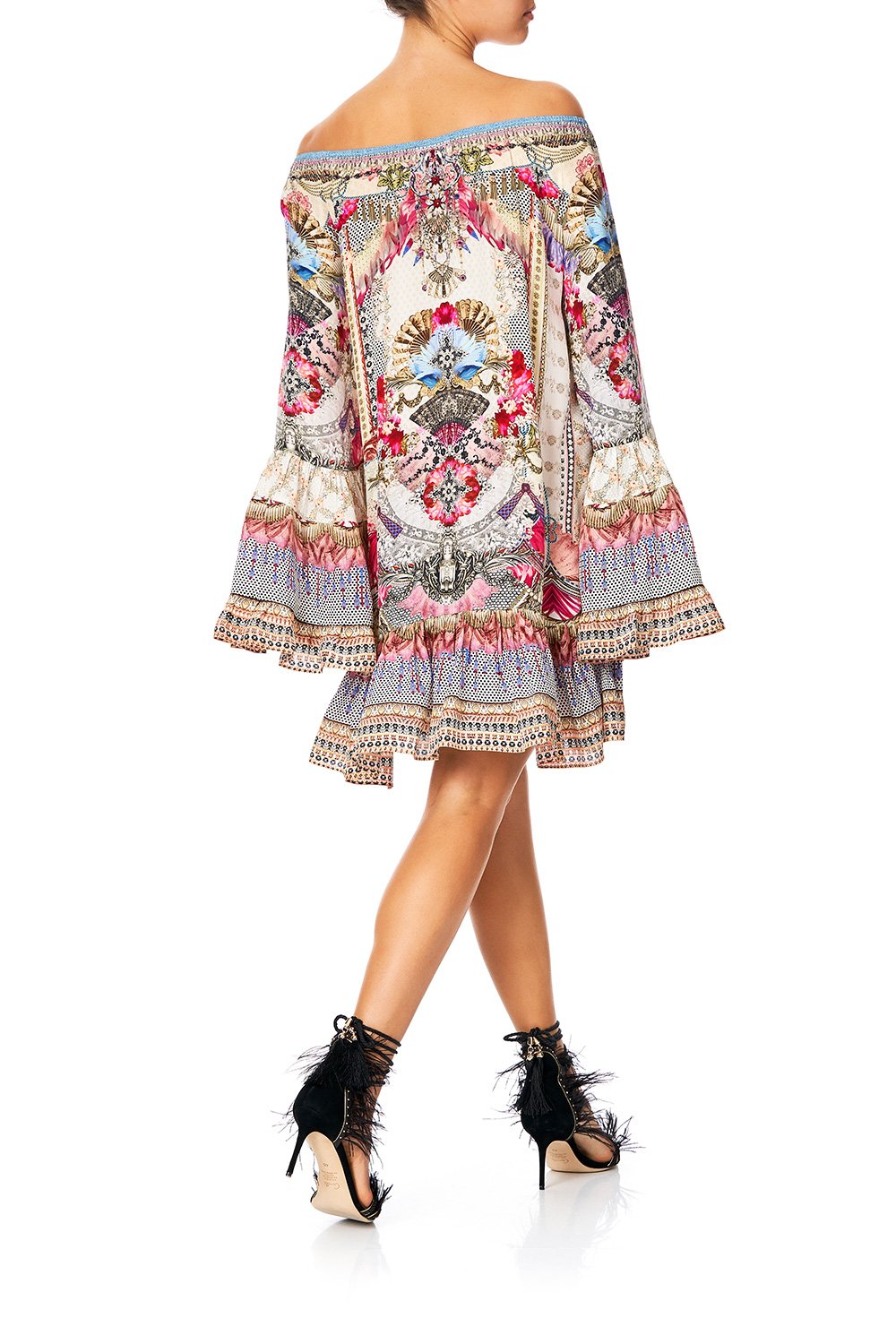 A LINE FRILL DRESS MONTMARTRE HEART