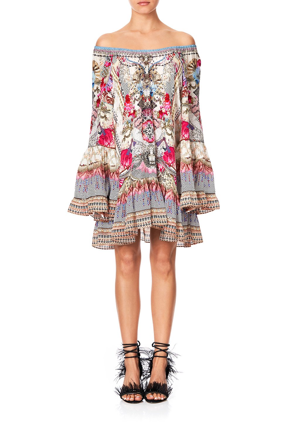 A LINE FRILL DRESS MONTMARTRE HEART