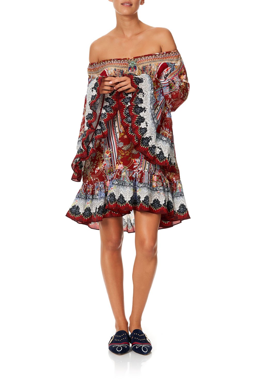 A LINE FRILL DRESS COSTUME PARTY