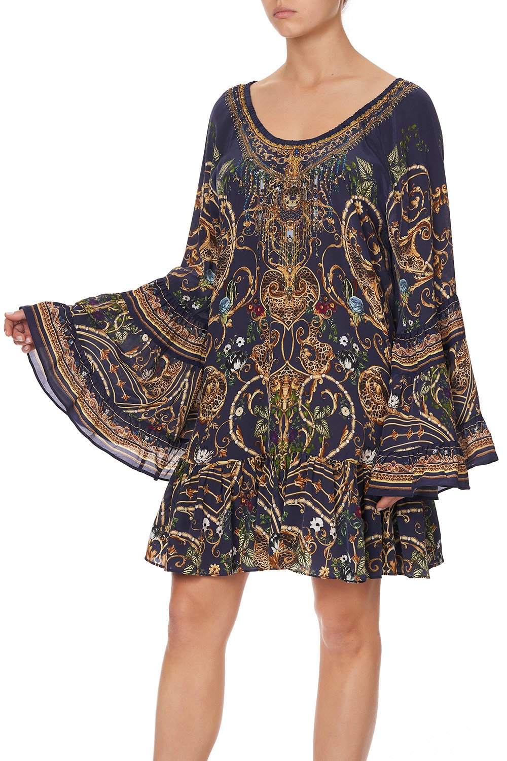 A LINE FRILL DRESS SEVEN DAY WEEKEND