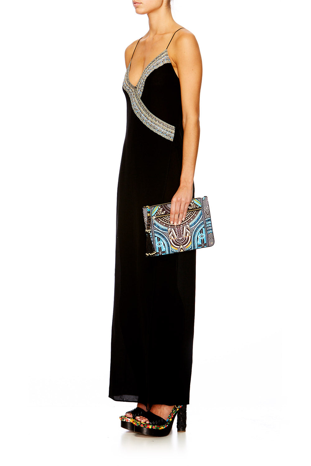 RUNAWAY READY SMALL CANVAS CLUTCH