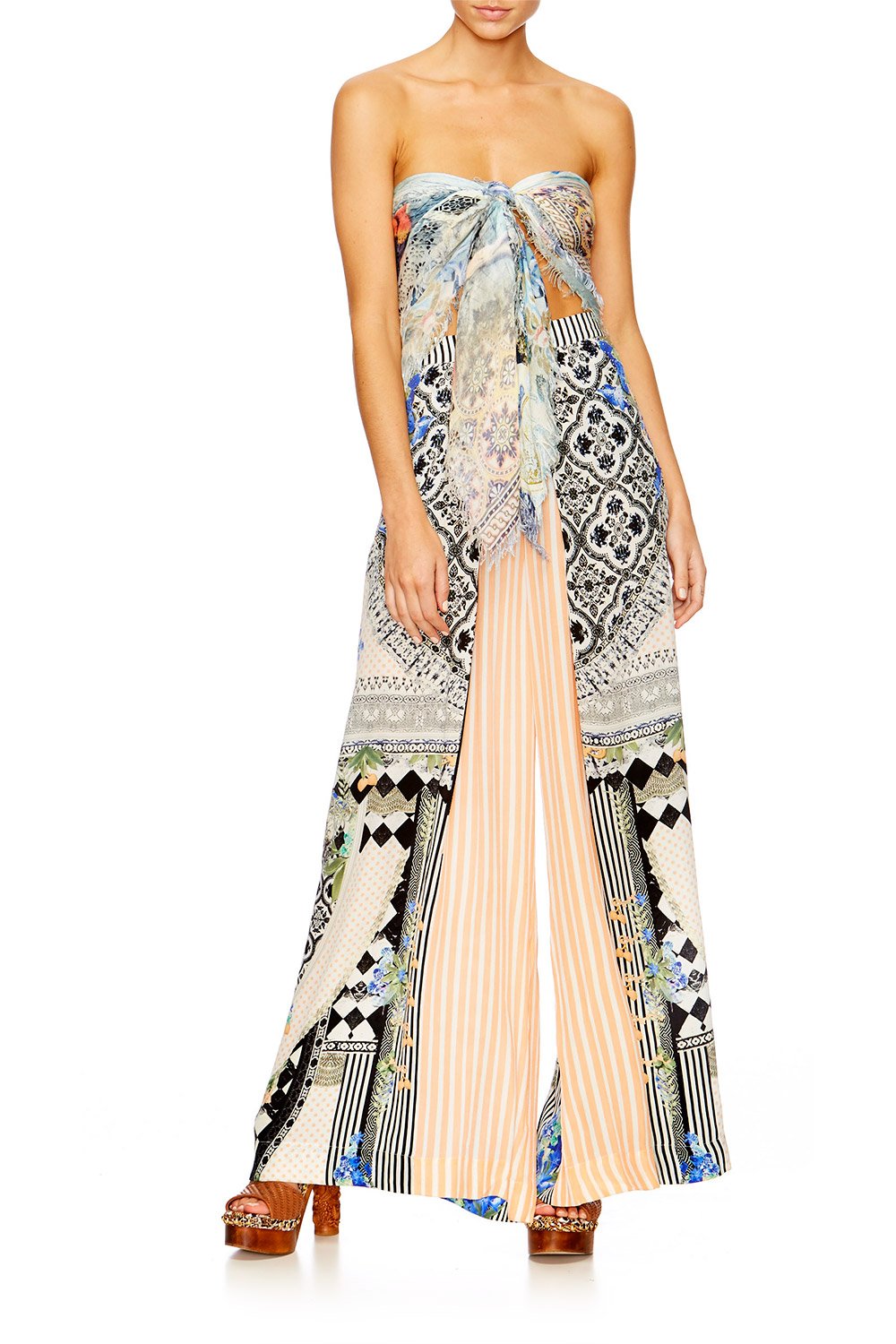 SALVADOR SECRETS OVERSIZED PLEAT PANT