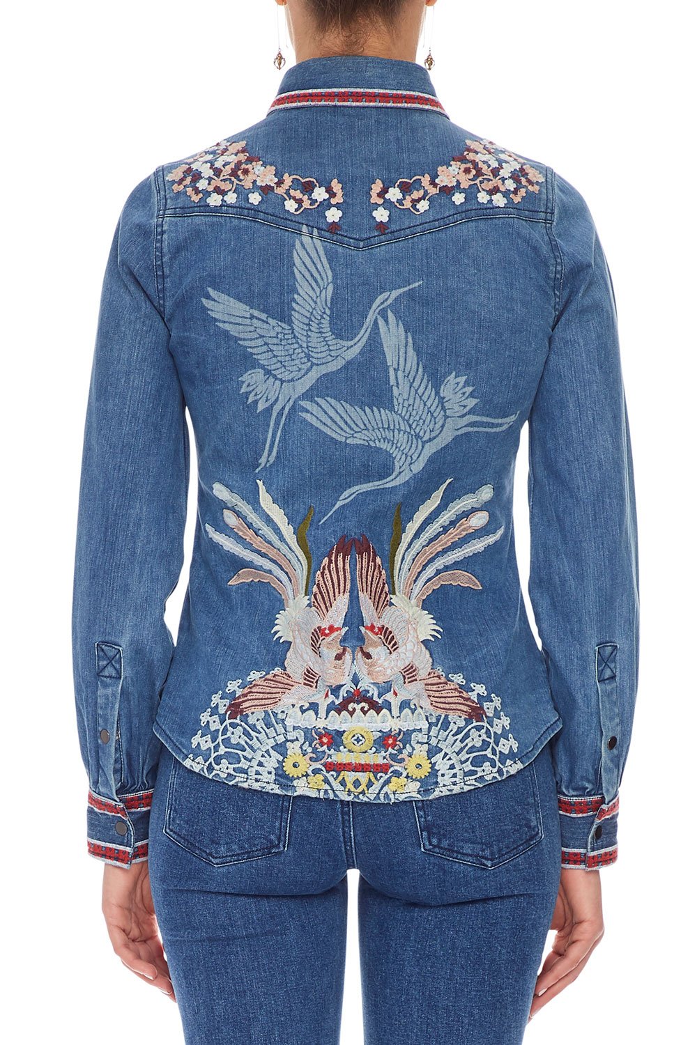 ANGULAR SHOULDER SEAM BLOUSE FOR THE FANS