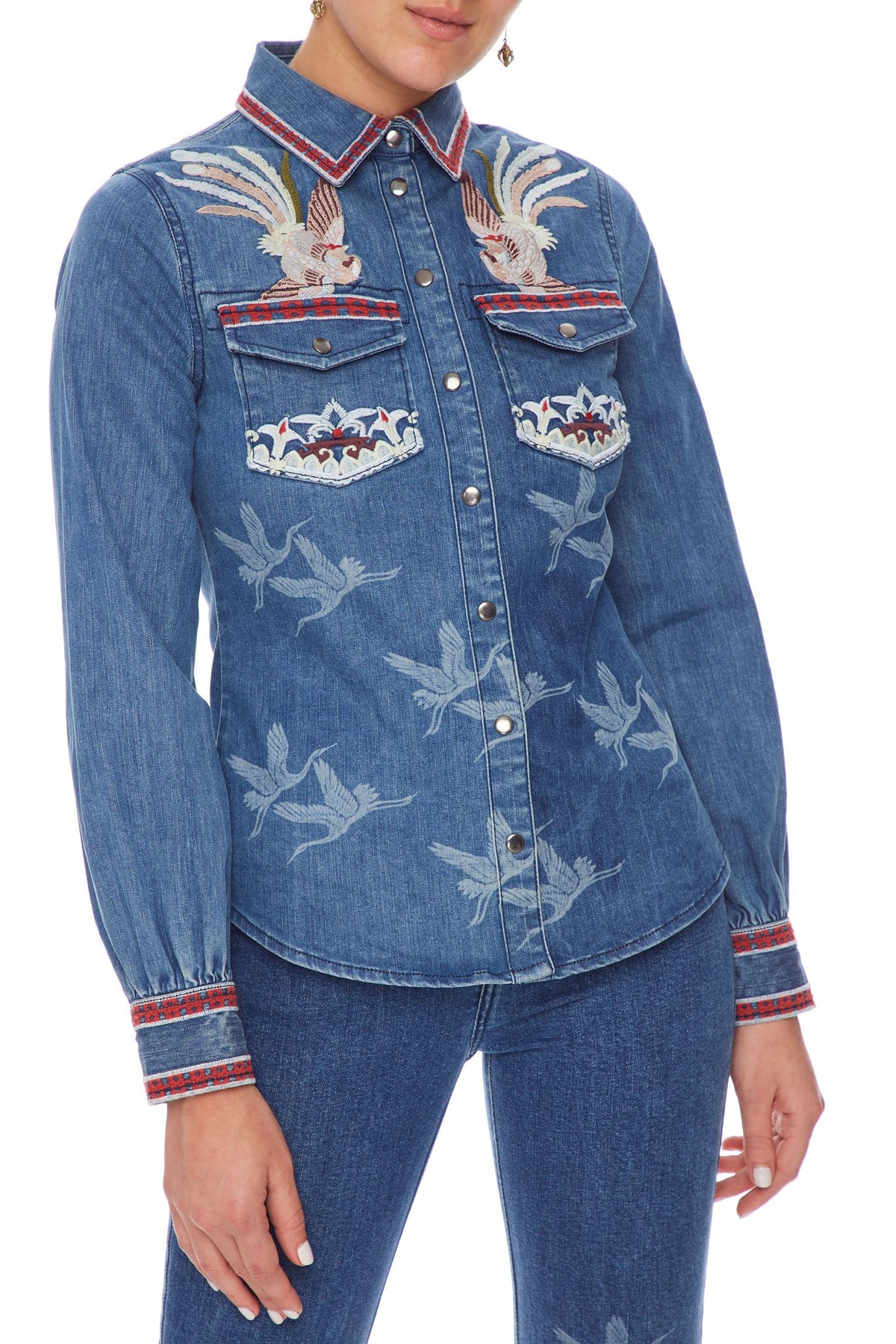 ANGULAR SHOULDER SEAM BLOUSE FOR THE FANS