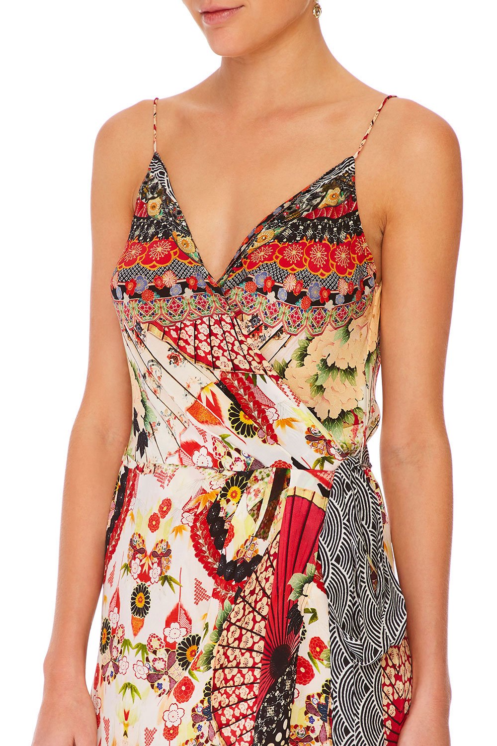 CAMILLA VINTAGE VIXEN ASYMETRIC WRAP DRESS