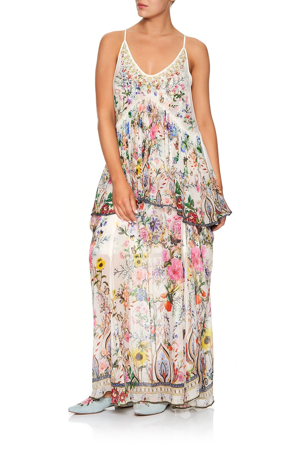 CAMILLA BACK OVERLAY TOP BOHEME