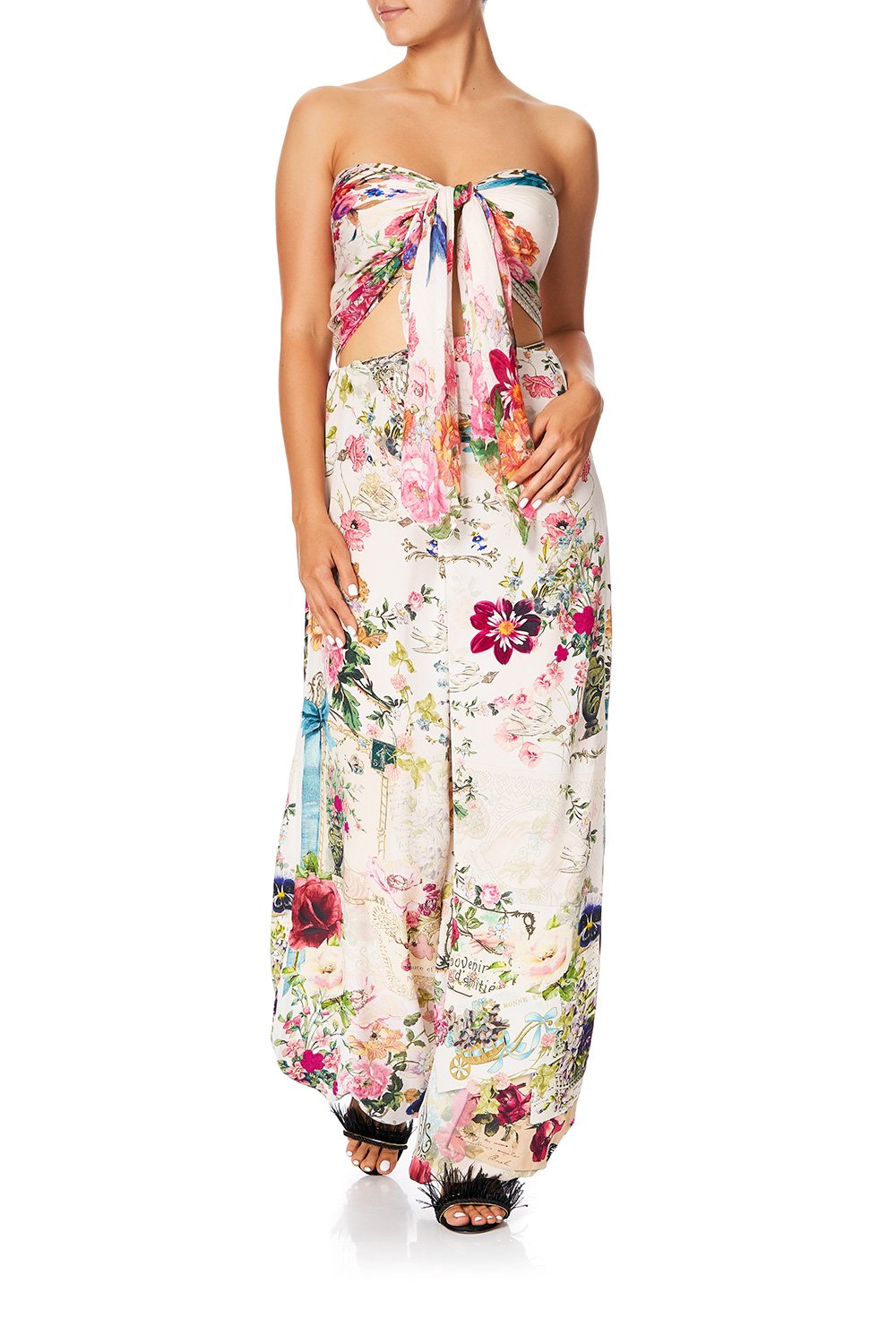 CAMILLA BALLOON JUMPSUIT JARDIN POSTCARDS