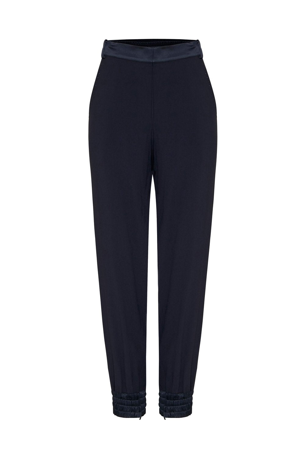 JOGGER WITH ENCASED ELASTIC CUFF SOLID NAVY