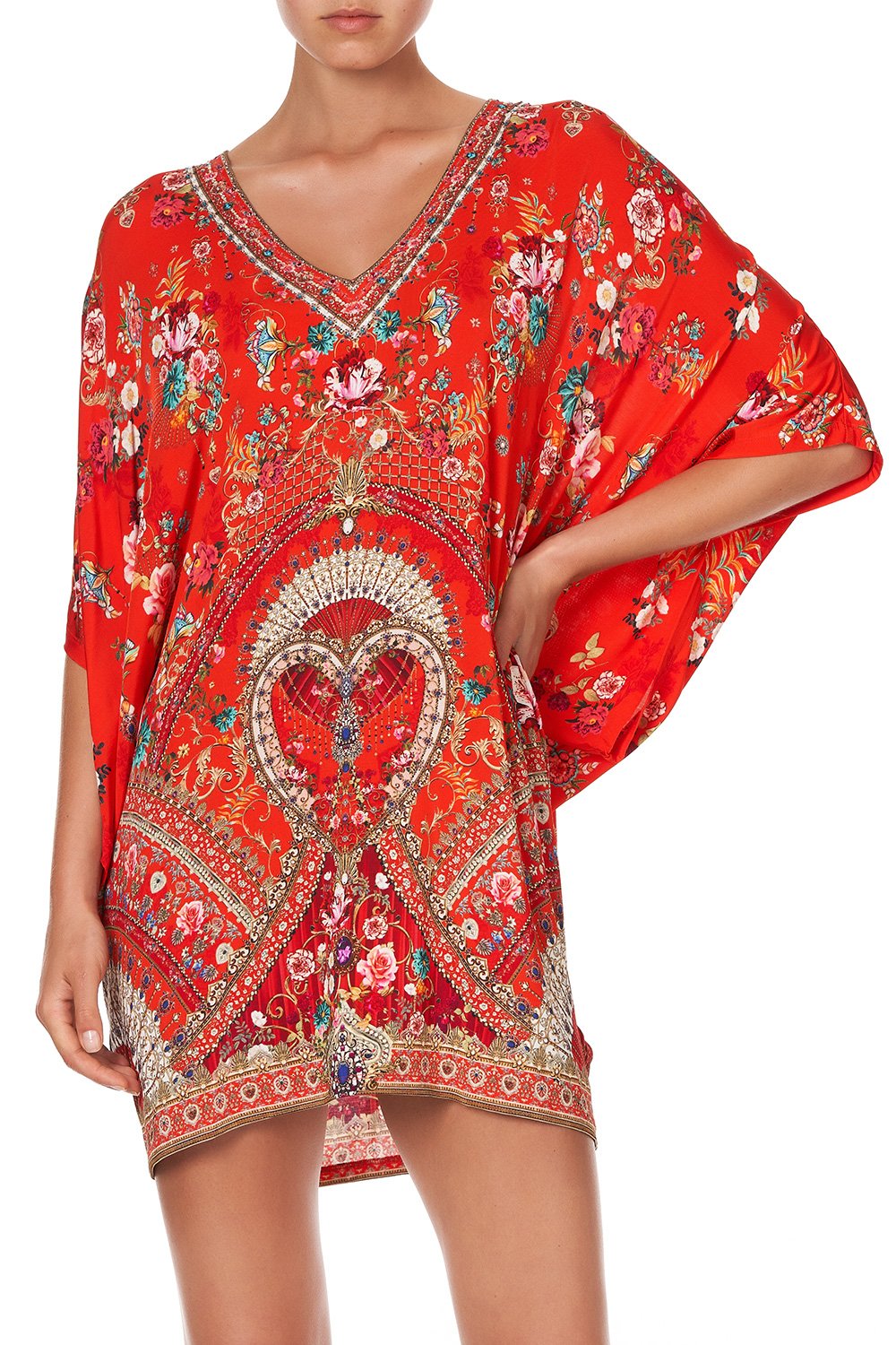 BAT SLEEVE DRESS CAMEOS CAN CAN