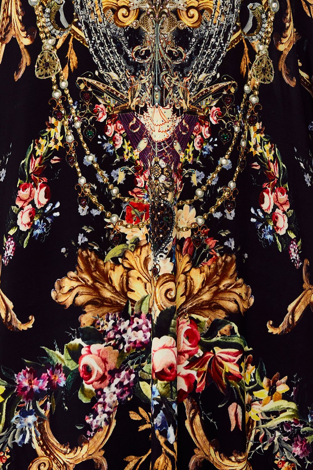 CAMILLA BAT SLEEVE DRESS FRIEND IN FLORA