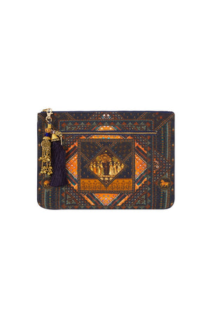 BLISS OF BOHEMIA SMALL CANVAS CLUTCH