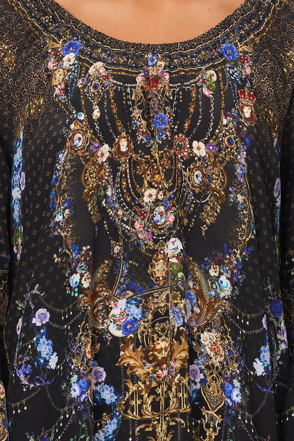 BLOUSON SLEEVE A LINE FRILL DRESS PALACE PLAYHOUSE