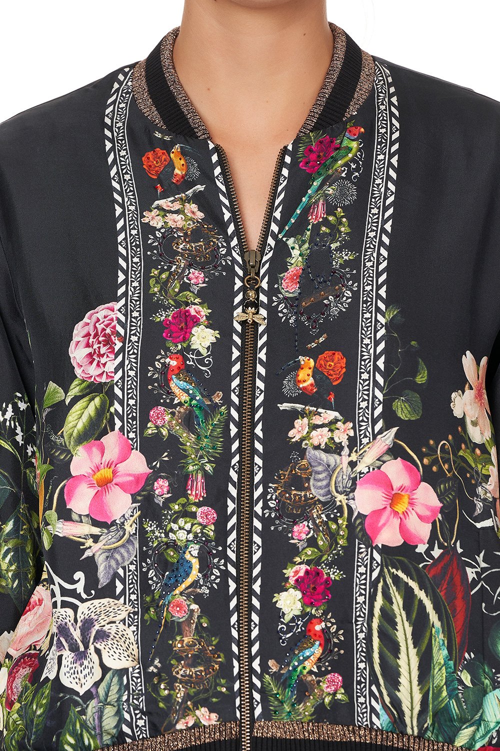 BOMBER JACKET RAISED WITH WOLVES